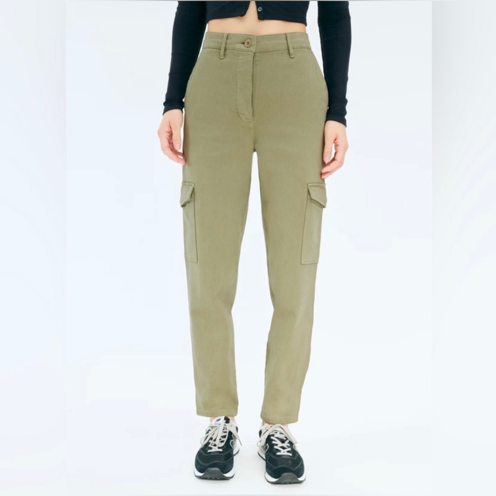 Wilfred Olive Green Cargo Straight Pants